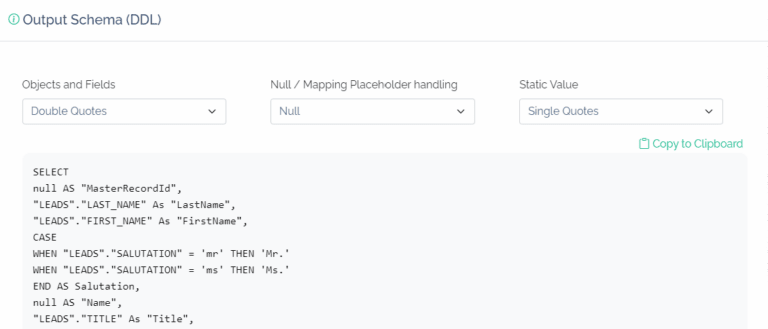 Migration Export SQL