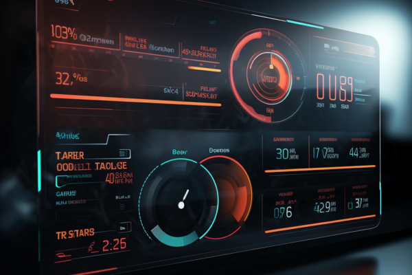Futuristic Salesforce Metrics and KPIs Dashboard