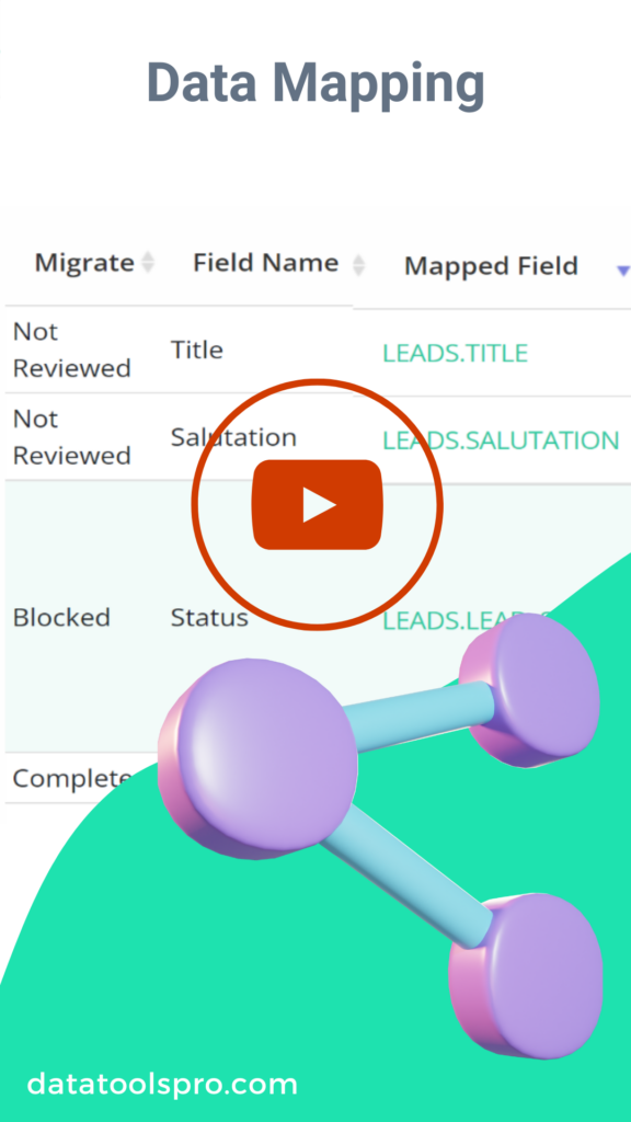 Salesforce data migration mapping
