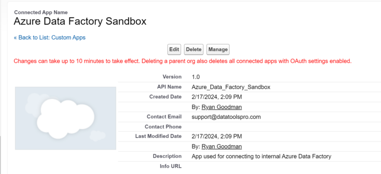 Configure Azure Data Factory for Salesforce 2024