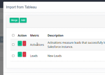 Import and Merge from Tableau Pulse